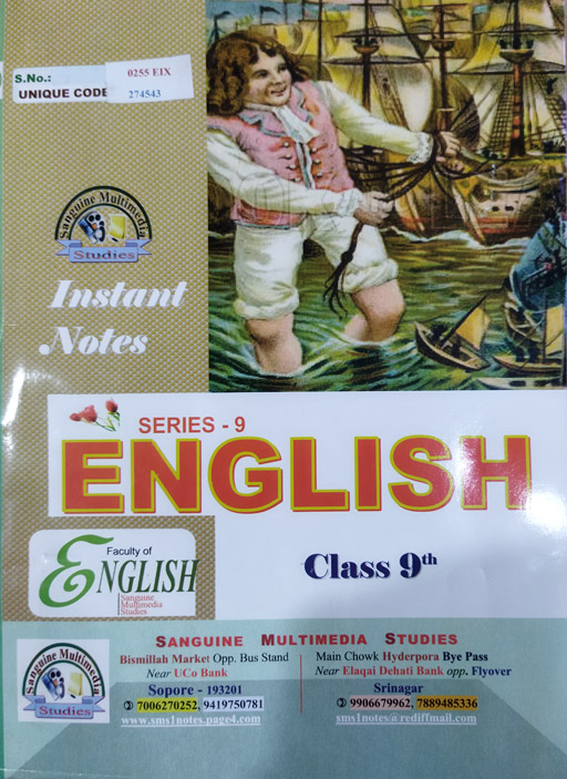 Instant Notes English Class 9th